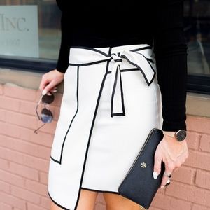 Black and white skirt
